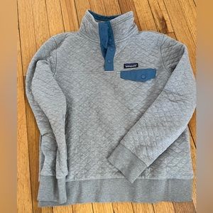Patagonia Organic cotton quilted snap T pullover